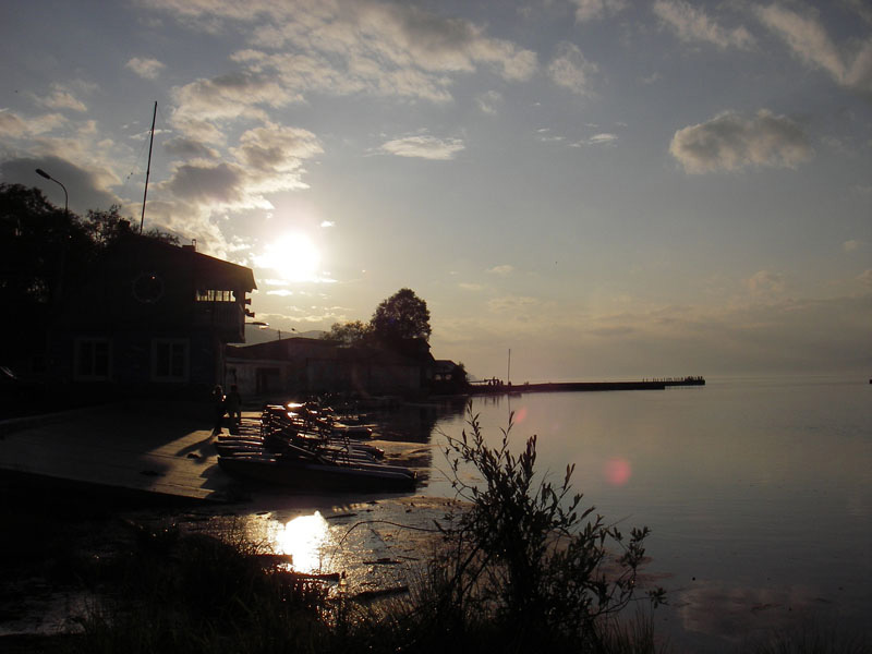 094 Auringonlasku Baikalilla